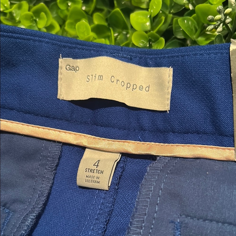GAP Blue Slim Fit Trousers - Picture 6 of 9